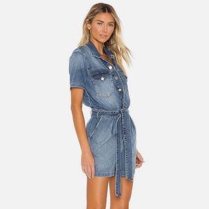 Frame Denim Short Jumpsuit